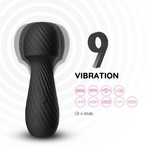 Masażer wibrujący Dazzle B Series Joy czarny silikonowy USB
