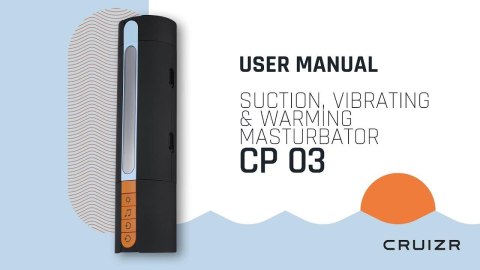 Masturbator Cruizr CP03 automatyczny wibrujący ssący USB