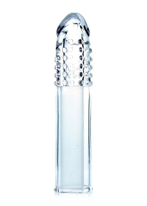 Silikonowa nakładka przedłużająca penisa B Series 6 cm z wypustkami