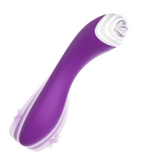 Stymulator łechtaczki Fairyland liżący fioletowy silikonowy USB
