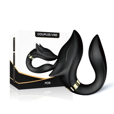 Stymulator łechtaczki Fox silikonowy czarny USB wodoodporny