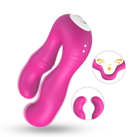 Stymulator łechtaczki Seraph Joy silikonowy różowy wodoodporny