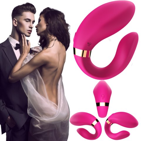 Stymulator łechtaczki silikonowy Crescent jasnoróżowy USB B Series Joy