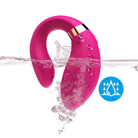 Stymulator łechtaczki silikonowy Crescent jasnoróżowy USB B Series Joy