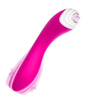 Stymulator łechtaczki z ruchomym języczkiem Fairyland różowy USB