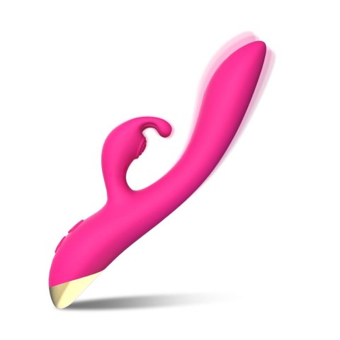 Wibrator króliczek Bonnie silikonowy różowy USB wodoodporny 22cm
