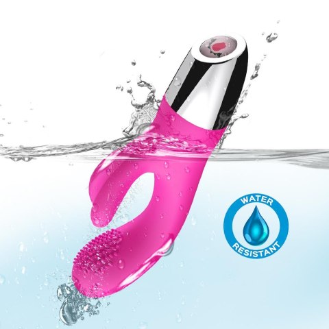 Wibrator króliczek silikonowy B-Series Joy różowy USB 20 cm