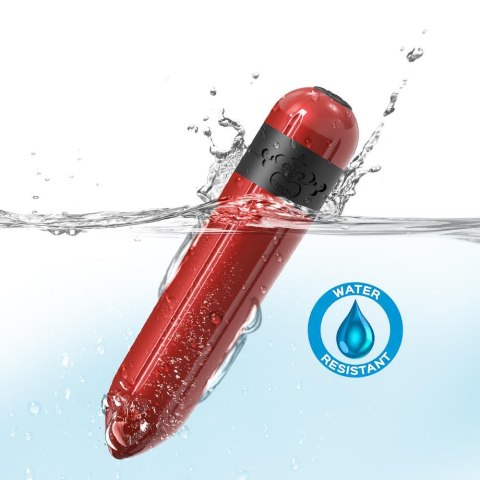 Wibrator mini Rocket czerwony silikonowy USB wodoodporny