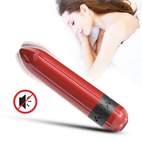 Wibrator mini Rocket czerwony silikonowy USB wodoodporny
