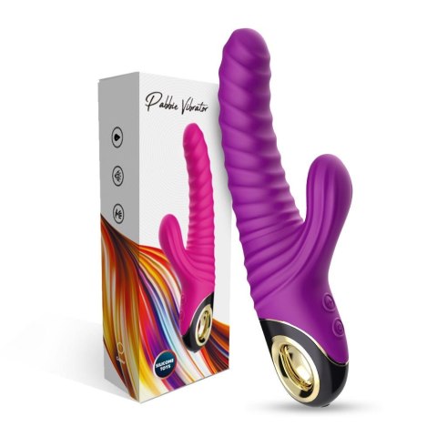 Wibrator punktu G Eternity silikonowy fioletowy USB wodoodporny