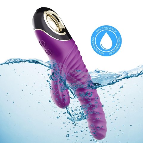 Wibrator punktu G Eternity silikonowy fioletowy USB wodoodporny