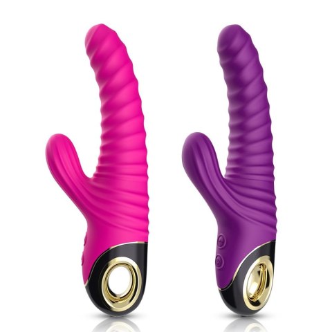 Wibrator punktu G Eternity silikonowy fioletowy USB wodoodporny