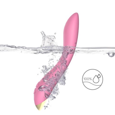 Wibrator punktu G Flamingo silikonowy B Series Joy jasnoróżowy USB 22 cm