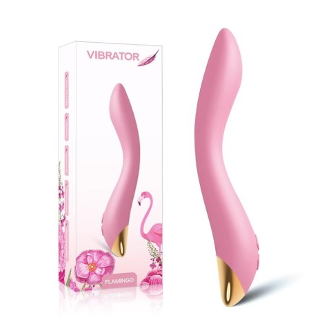 Wibrator punktu G Flamingo silikonowy B Series Joy jasnoróżowy USB 22 cm