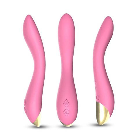 Wibrator punktu G Flamingo silikonowy B Series Joy jasnoróżowy USB 22 cm