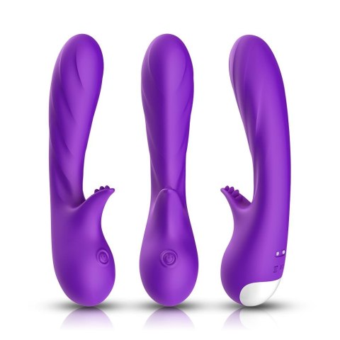 Wibrator punktu G Romance silikonowy B Series Joy fioletowy USB 18cm