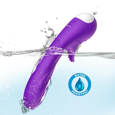 Wibrator punktu G Romance silikonowy B Series Joy fioletowy USB 18cm