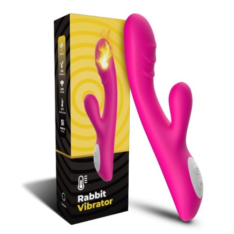 Wibrator punktu G Spark z ogrzewaniem Joy różowy silikonowy USB