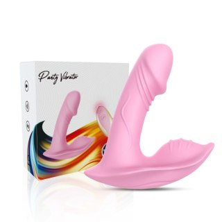Wibrator punktu G Whistle silikonowy jasny różowy USB z pilotem