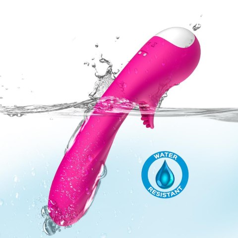 Wibrator punktu G silikonowy B Series Joy różowy USB 18 cm