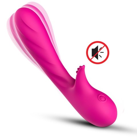 Wibrator punktu G silikonowy B Series Joy różowy USB 18 cm