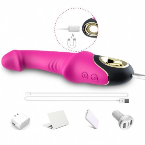 Wibrator punktu G silikonowy Joyblade różowy USB wodoodporny