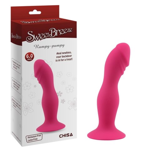 Dildo analne silikonowe Sweet Breeze różowe 15 cm z przyssawką