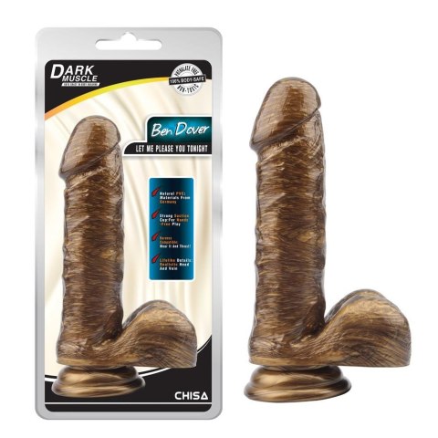 Dildo realistyczne Ben Dover złoty 19,5 cm DarkMuscle