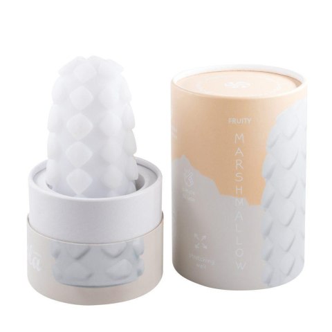 Masturbator Marshmallow Maxi Fruity biały TPE 14 cm
