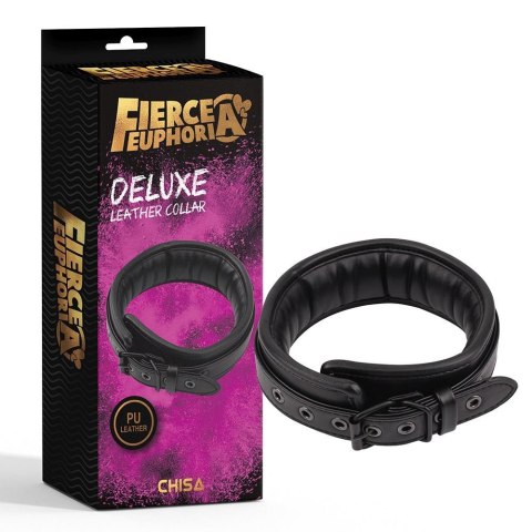 Obroża skórzana deluxe regulowana Fierce Euphoria