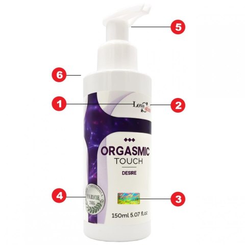 Olejek do masażu erotycznego LoveStim Orgasmic Touch Desire 150 ml