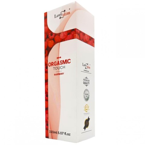 Olejek do masażu erotycznego LoveStim Orgasmic Touch malinowy 150ml