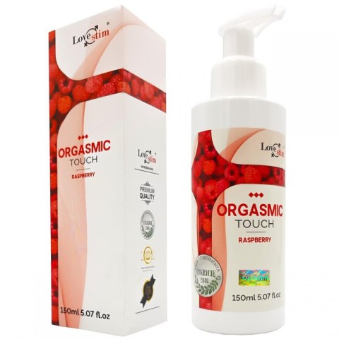 Olejek do masażu erotycznego LoveStim Orgasmic Touch malinowy 150ml