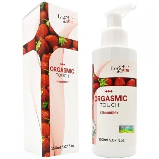 Olejek do masażu erotycznego Orgasmic Touch truskawkowy LoveStim 150 ml
