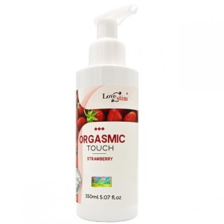 Olejek do masażu erotycznego Orgasmic Touch truskawkowy LoveStim 150 ml