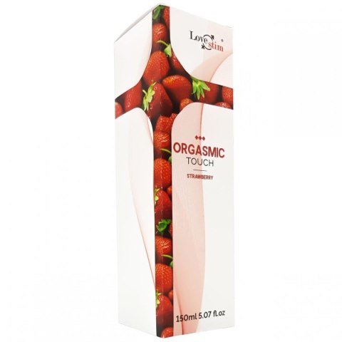 Olejek do masażu erotycznego Orgasmic Touch truskawkowy LoveStim 150 ml