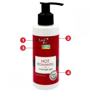 Olejek rozgrzewający do masażu erotycznego LoveStim Hot Romantic 150 ml