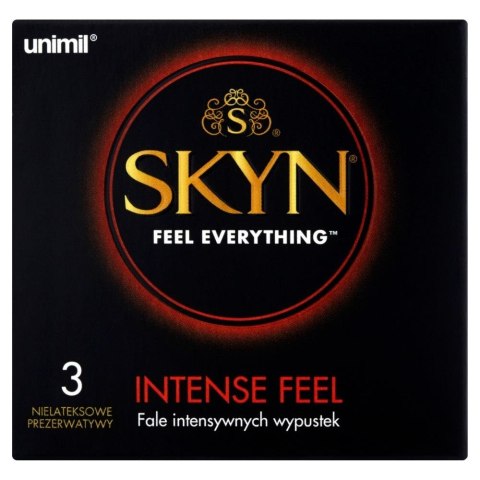Prezerwatywy stymulujące Skyn Intense Feel bez lateksu 3 szt