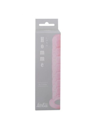 Przedłużka na penisa Homme Long różowa TPE 15,5 cm