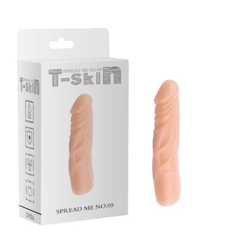 Realistyczne dildo z cyberskóry TSkin 18 cm