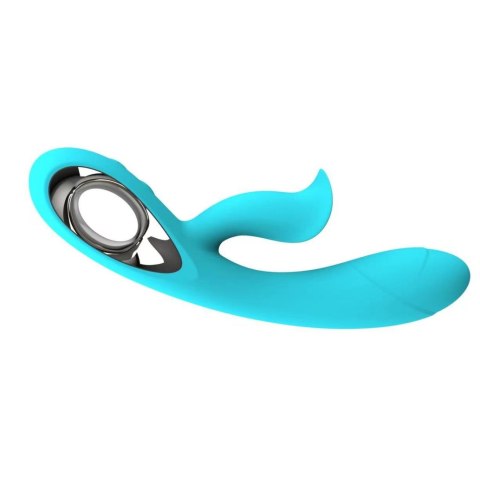 Wibrator króliczek B Series Lyla niebieski 12 funkcji USB