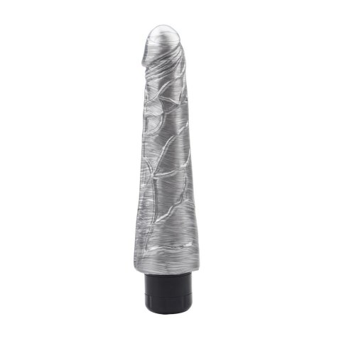 Wibrator realistyczny DarkMuscle Johnny Boner srebrny 23 cm