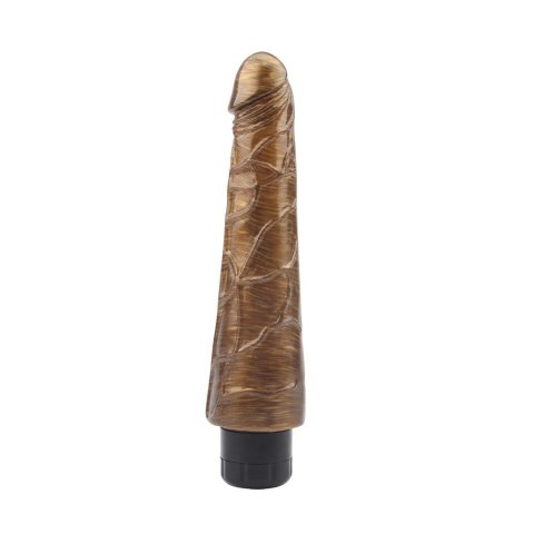 Wibrator realistyczny Johnny Boner Gold złoty 23 cm