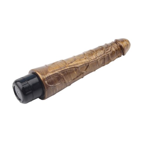 Wibrator realistyczny Johnny Boner Gold złoty 23 cm