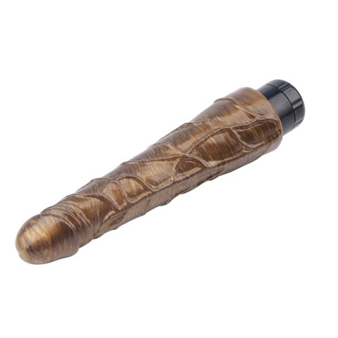 Wibrator realistyczny Johnny Boner Gold złoty 23 cm