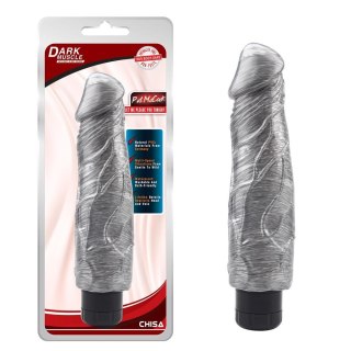 Wibrator realistyczny srebrny DarkMuscle 23,5 cm