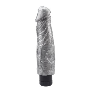 Wibrator realistyczny srebrny DarkMuscle 23,5 cm