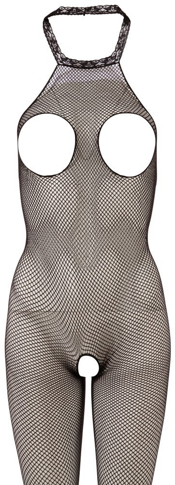 Bodystocking siatkowy z otworami czarny SL NO:XQSE