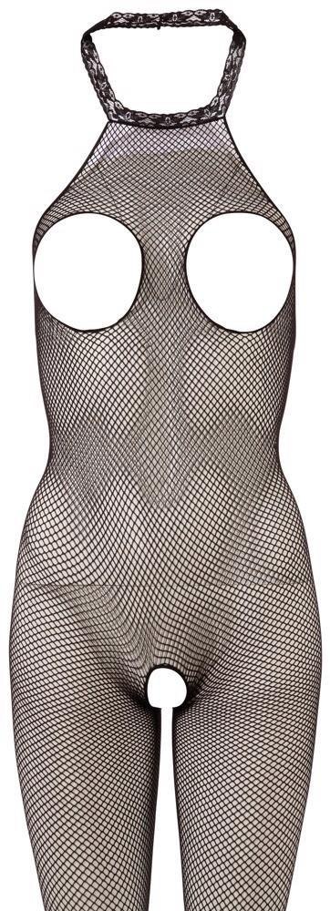 Bodystocking siatkowy z otworami czarny SL NO:XQSE