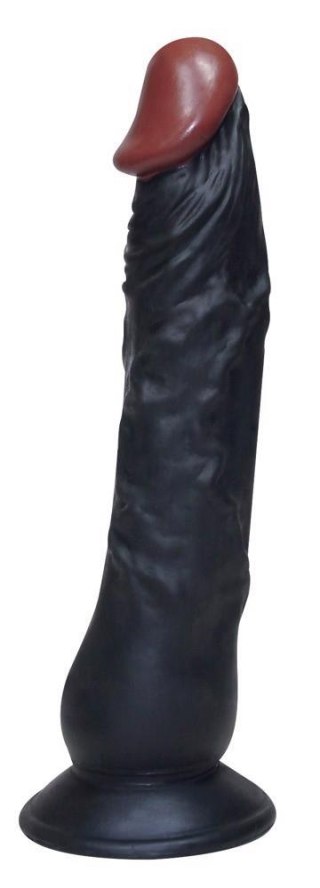 Dildo realistyczne wygięte European Lover 23 cm z ssącą podstawą